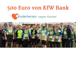 Bonner KfW Bank spendet 500 Euro - Kinderherzen